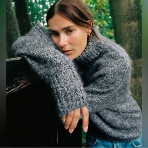 Zara wool-alpaca blend sweater, size M